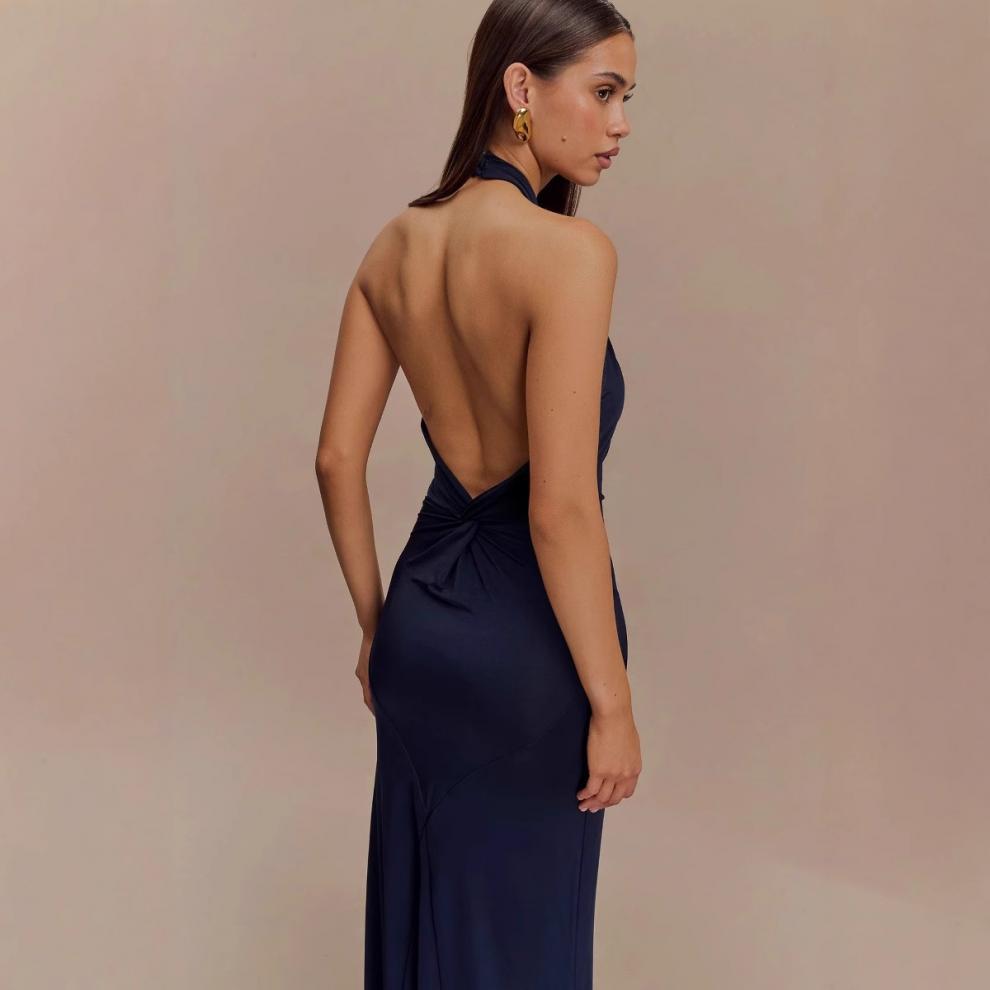 Serenié Luxe Halter Gown