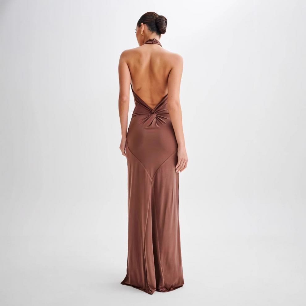 Serenié Luxe Halter Gown