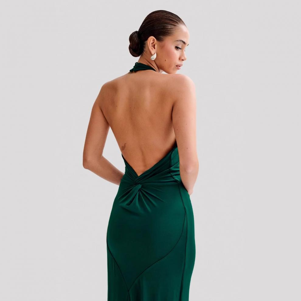 Serenié Luxe Halter Gown