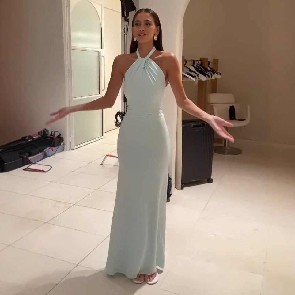 Serenié Luxe Halter Gown