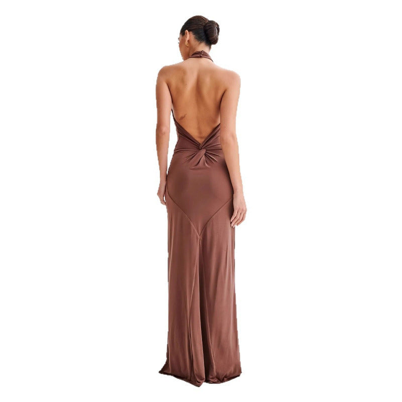 Serenié Luxe Halter Gown
