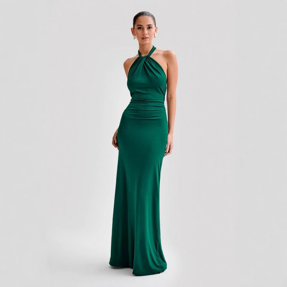 Serenié Luxe Halter Gown