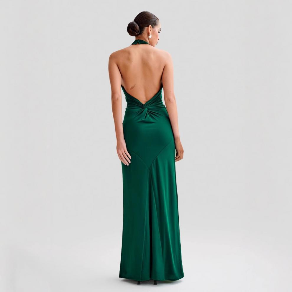 Serenié Luxe Halter Gown