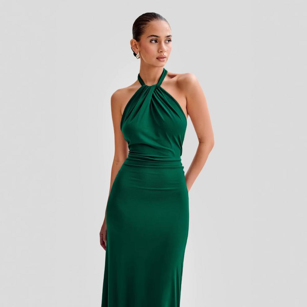 Serenié Luxe Halter Gown