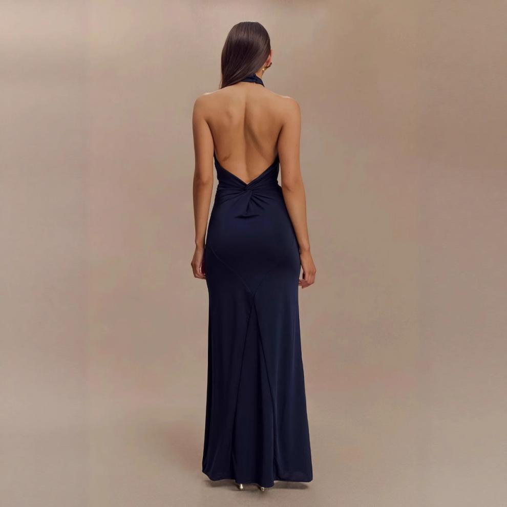 Serenié Luxe Halter Gown