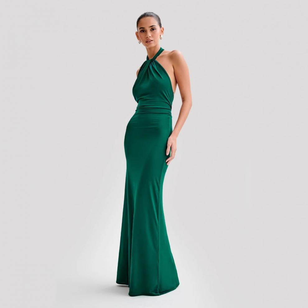 Serenié Luxe Halter Gown