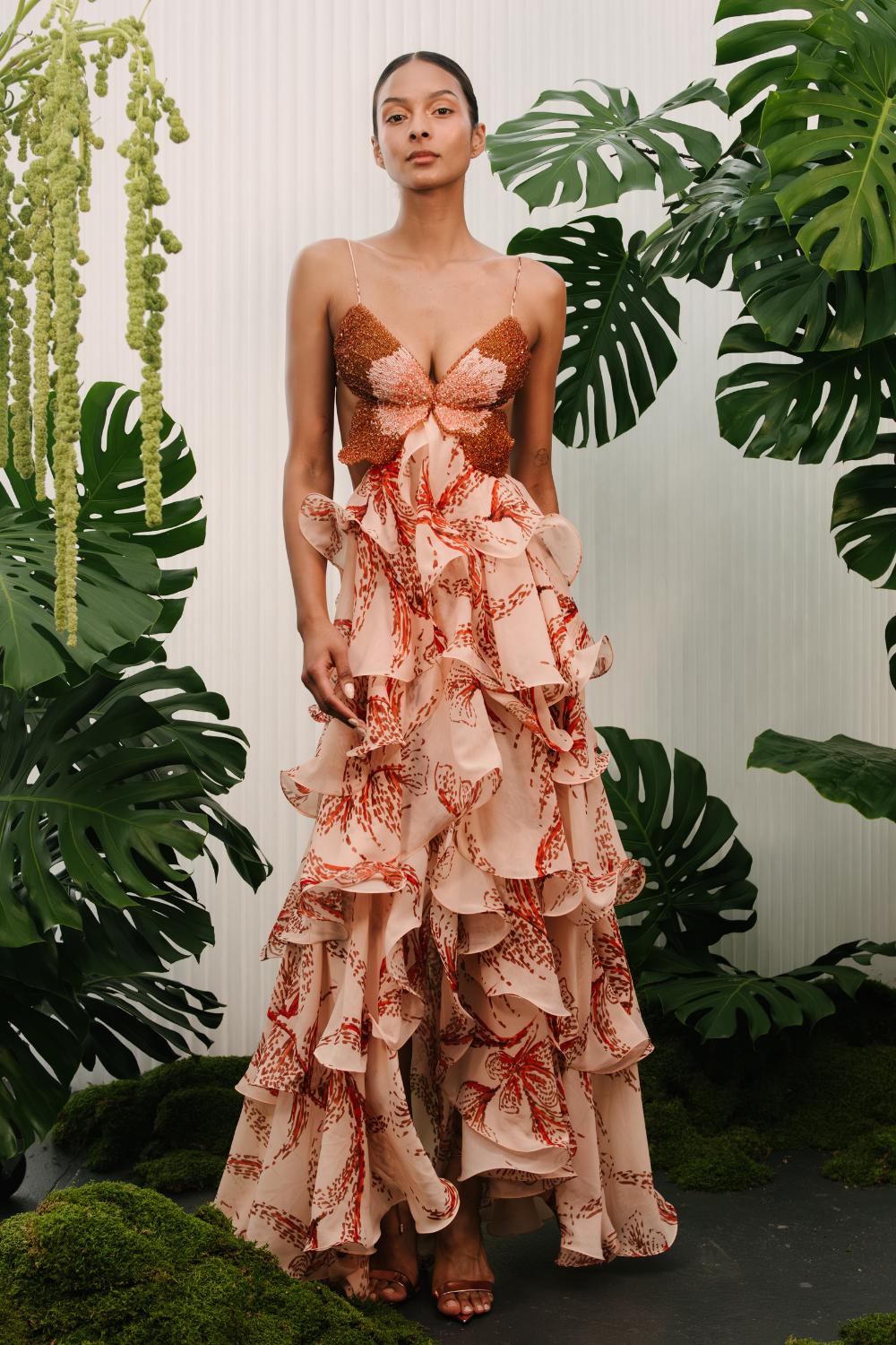 SUNSET BUTTERFLY MAXI DRESS